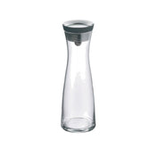 BauscherHepp 06.1772.6040 Water Decanter 50.72 Oz. 18/10 Stainless Steel Close Up Lid With Black Ring