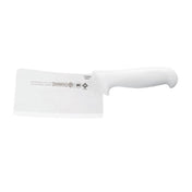 Mundial W5550-6 Cleaver 6" X 3" Molded White Polypropylene Sanitized Handle