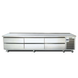 Traulsen TE096HT - Spec-Line Refrigerated Equipment Stand, 96"W, (12) 12" X 20" X 6"D Pan Capacity