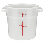 Winco PPRC-1W Storage Container 1 Qt. 5.13" X 6.38" X 4.88"H