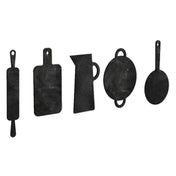 Steelite MGSADDSM0301 Mogogo Buffet Solutions Modular Blackboard Set 5-piece Hanging