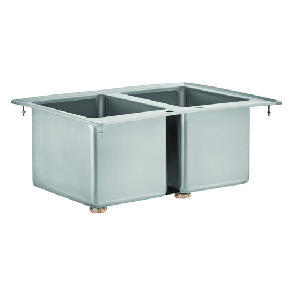 Hubert 147300 - Kratos 29N-186 Sink, Drop-in, 10"W X 14"D X 10"H
