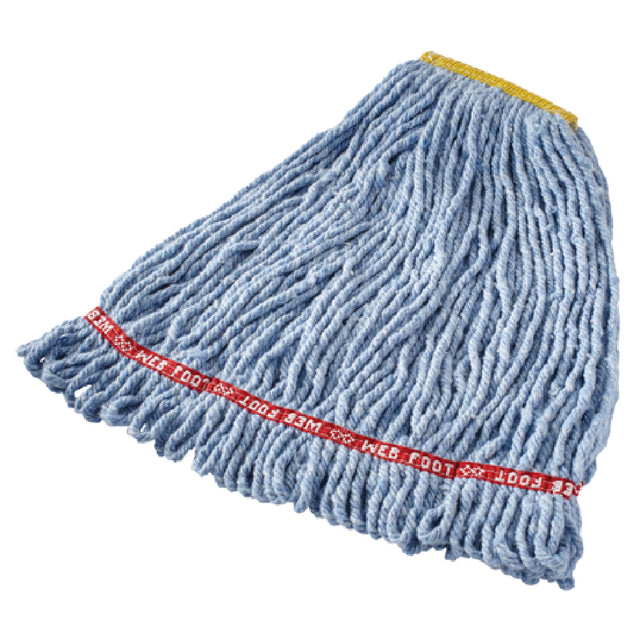 Rubbermaid FGA25206BL00 Web Foot® Wet Mop Medium 4-ply Cotton/synthetic Blend