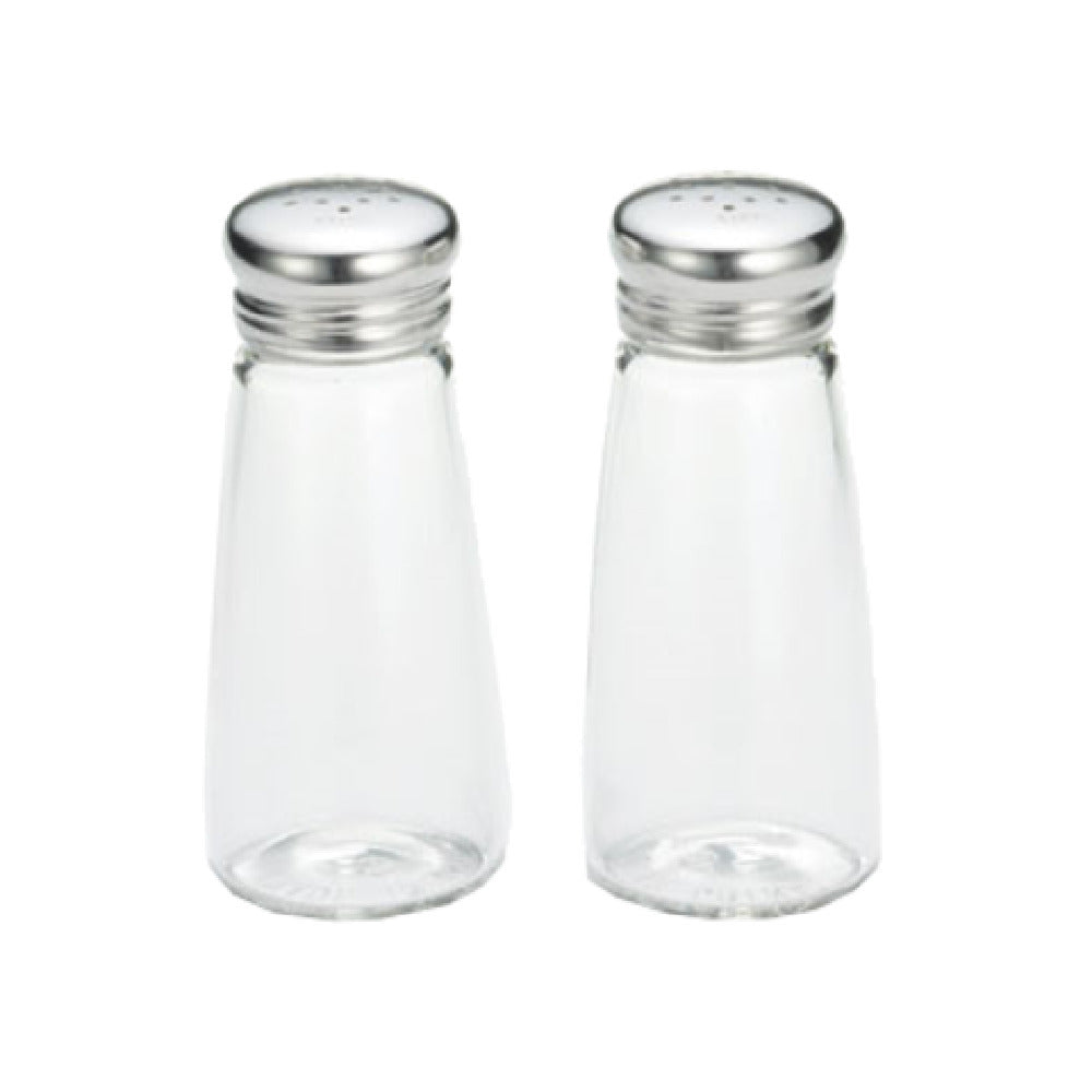 TableCraft Products 132S&P-2 - Salt/Pepper Shaker, 3 Oz. 1-7/8" Dia. X 4-1/2"H, Round