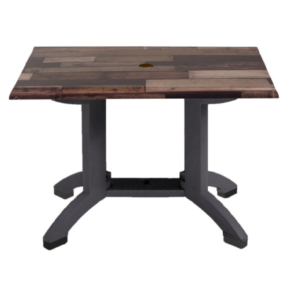 Grosfillex UT385720 - Atlanta Outdoor Table, 48" X 32" X 28-2/5"H, Rectangle