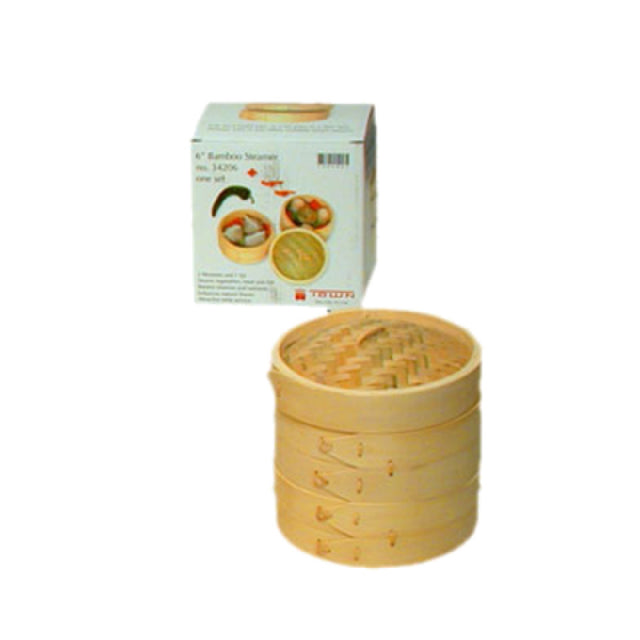 Town 34206 Steamer Set 6" Includes: (2) Steamers & (1) Cover