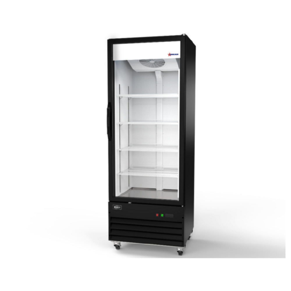 Omcan 50123 (RE-CN-29R-HC) Merchandiser Refrigerator Reach-in One-section