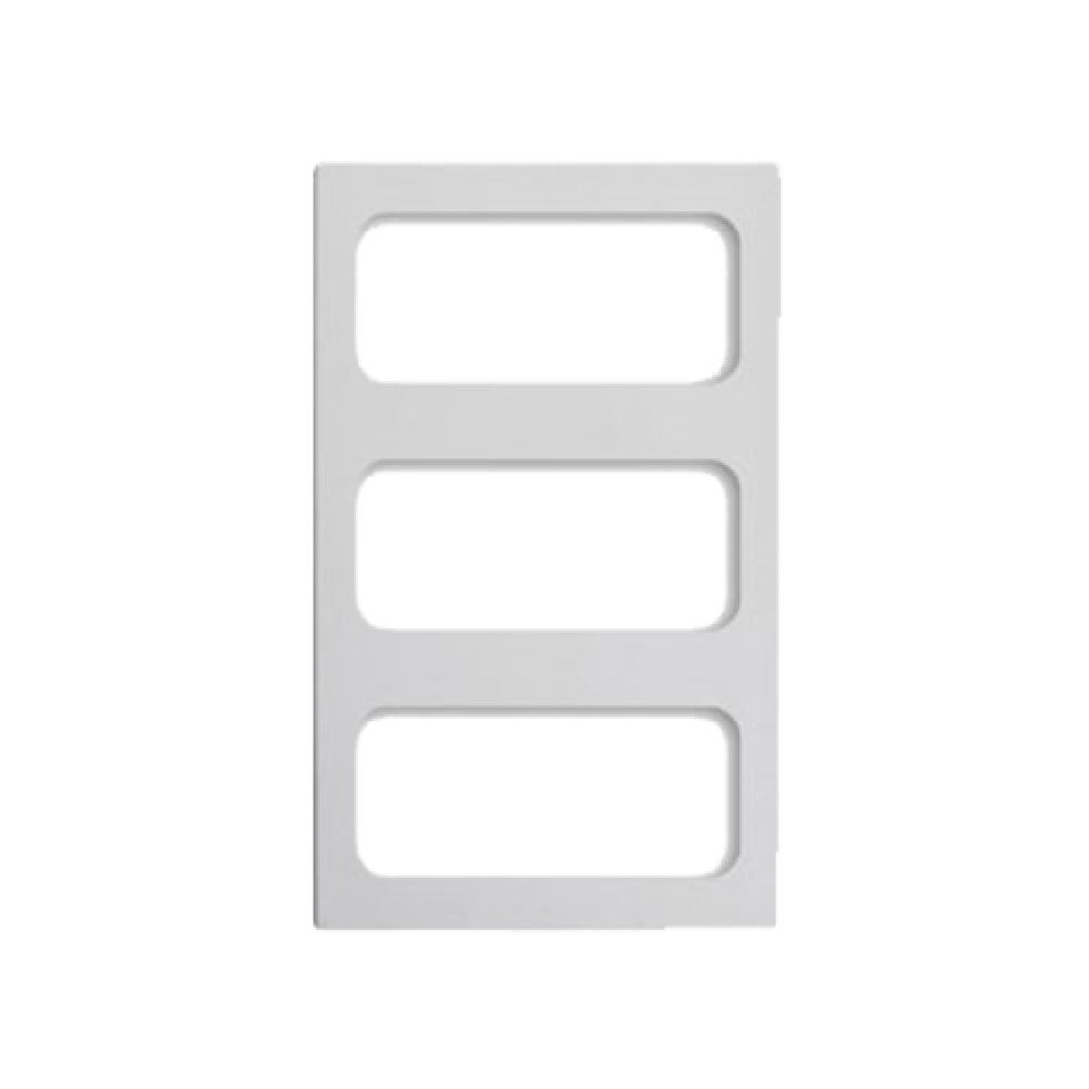 Vollrath 8244220 Miramar™ Template Accommodates (3) 40004 Decorative Pans White Stone Color Color