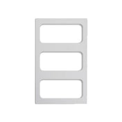 Vollrath 8244220 Miramar™ Template Accommodates (3) 40004 Decorative Pans White Stone Color Color