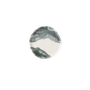 Churchill China TDBKOW261 - Black Organic Walled Plate, 10 1/2", Ceramic