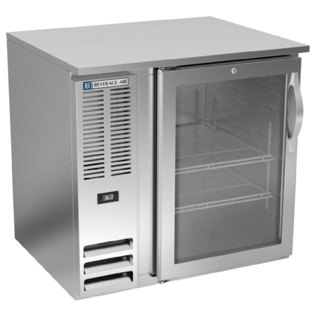 Beverage Air BB36HC-FG-S - Refrigerated Food Rated Back Bar Storage Cabinet, One-section