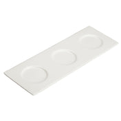 Winco WDP021-109 Trio Tray 13-3/4" X 5" Three-compartment