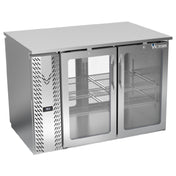 Victory VBB48HC-G-PT-S - Pass-Thru Back Bar Refrigerator, Two-section, 48"W X 32-3/4”D X 34"H