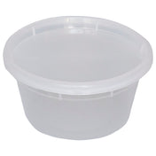 International Tableware TG-PC-12 Soup/Deli Container With Lid Plastic Clear