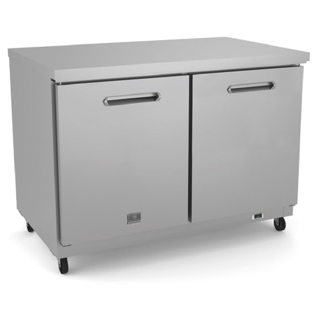 Kelvinator KCHUC48R (738264) 2-solid Hinged Door Undercounter Refrigerator