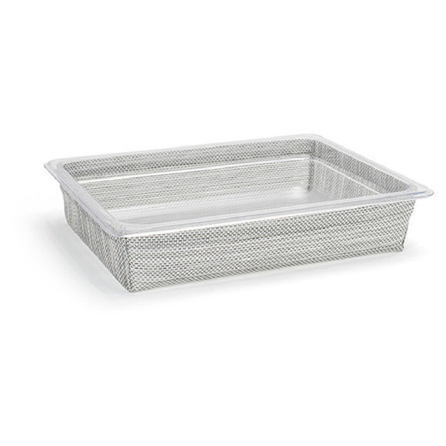FOH BHO136GYV21 1/2 Size Metroweave Housing/Pan Set Shallow Mesh Grey Includes One BHO129GYV21 1/2 Size Metroweave® Housing Shallow Mesh Grey