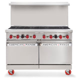 American Range AR-12G-6B-CL-SBR_NAT Restaurant Range Gas 48"