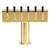 Micro Matic DS-256-PVD T Style Draft Beer Tower Countertop 20"W X 15-1/2"H