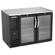Beverage Air BB48HC-FG-B - Refrigerated Food Rated Back Bar Storage Cabinet, Two-section