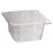 Cambro CAM63CLRCW135 Colander Food Pan 1/6x3 Clear