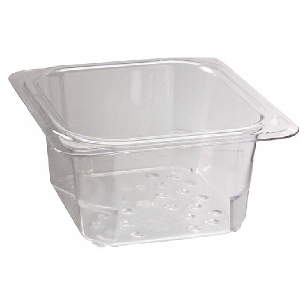 Cambro 63CLRCW135 Colander Food Pan 1/6x3 Clear