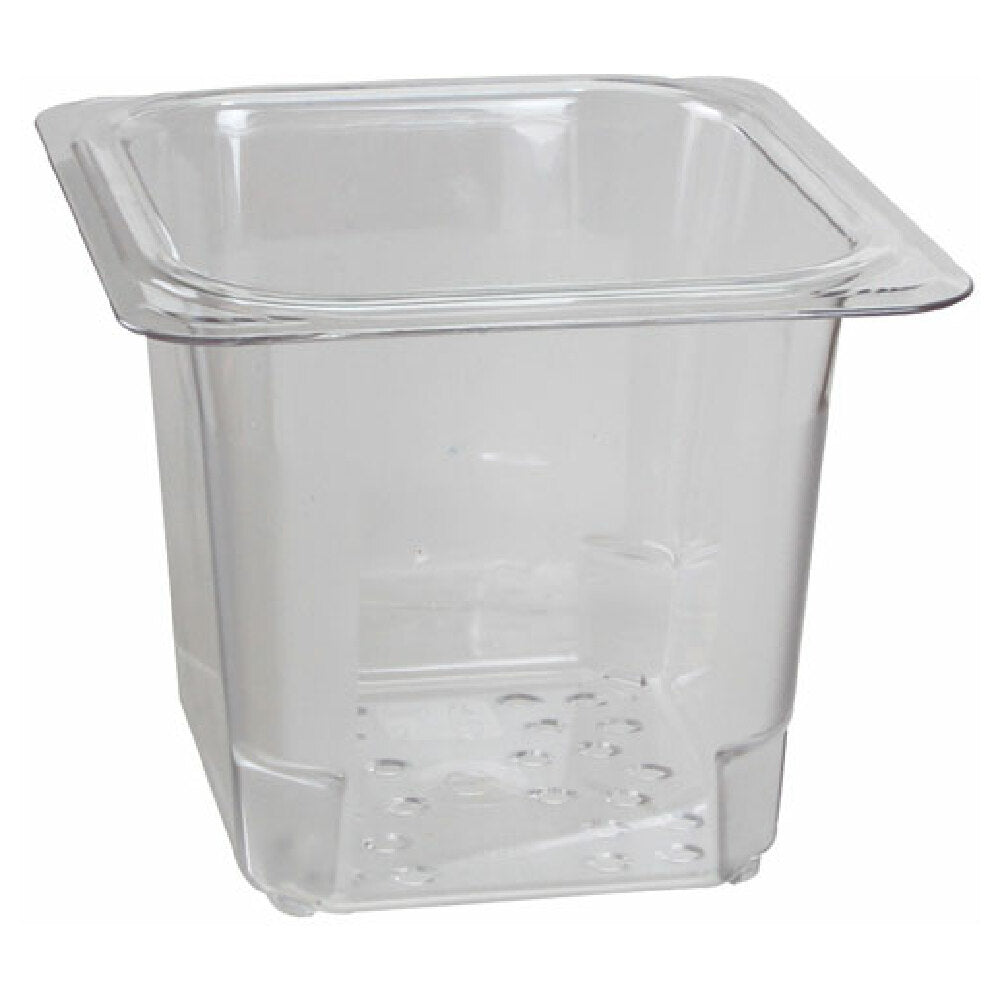 Cambro 65CLRCW135 Colander Food Pan 1/6x5 Clear