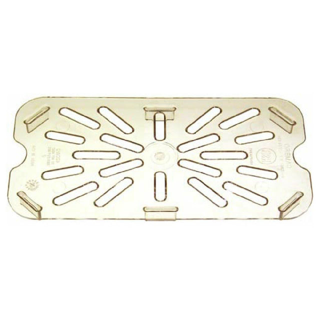 Cambro 40CWD Drain Tray 1/4 Size 135 Clear