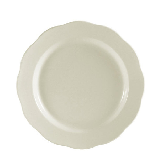 CAC China SC-20 Plate 11-1/4" Scallop Shaped Rim