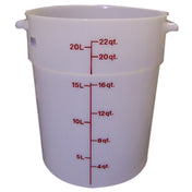 Cambro RFS22148 Container Rnd 22qt 148 Poly/white