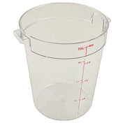 Cambro CAMRFSCW8135 Container Clear Rd 8qt