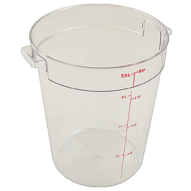 Cambro RFSCW8135 Container Clear Rd 8qt