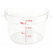 Cambro CAMRFSCW12135 Cntainer Clr Rd 12qt 135