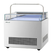 Turbo Air TOS-40NN-D-S Open Display Sandwich & Cheese Merchandiser With Glass Sneeze Guard