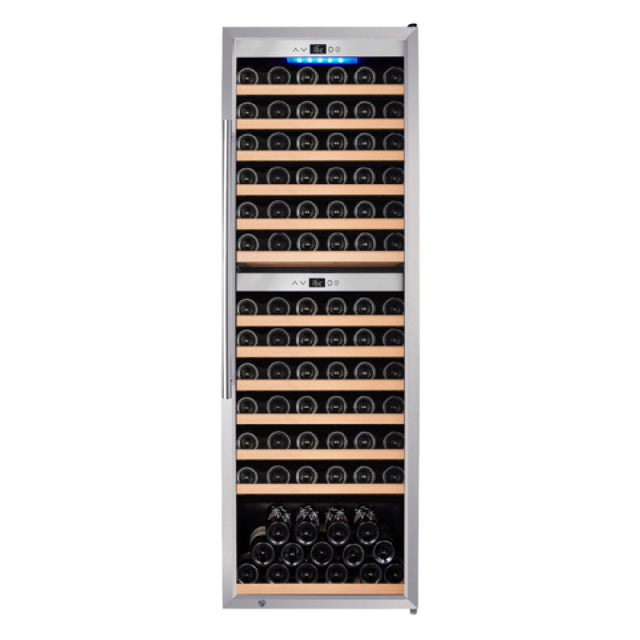Omcan 48526 (WC-CN-0126-D) Wine Cooler (126) Bottle Capacity Dual Zone