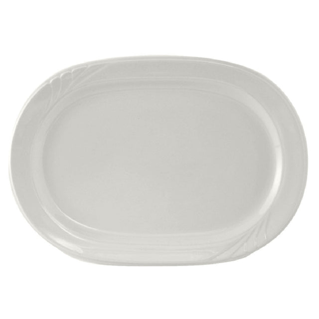 Tuxton YPH-137 Racetrack Platter 13-7/8" X 9-3/4" Oblong