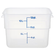 Cambro 12SFSPP-190 Container Sq 12qt Semi Clr