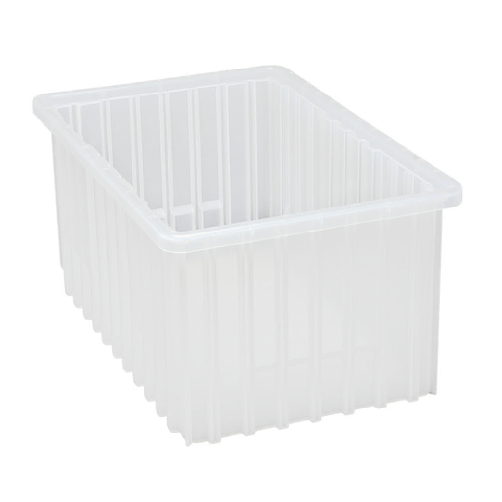 Quantum DG92080CLCS - Dividable Grid Container, 16-1/2"L X 10-7/8"W X 8"H, Clear
