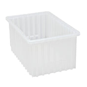 Quantum DG92080CLCS - Dividable Grid Container, 16-1/2"L X 10-7/8"W X 8"H, Clear