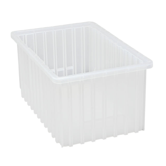 Quantum DG92080CLCS - Dividable Grid Container, 16-1/2"L X 10-7/8"W X 8"H, Clear