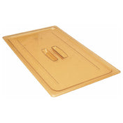 Cambro 10HPCH-150 Hot Lid Full Solid 150 Amber