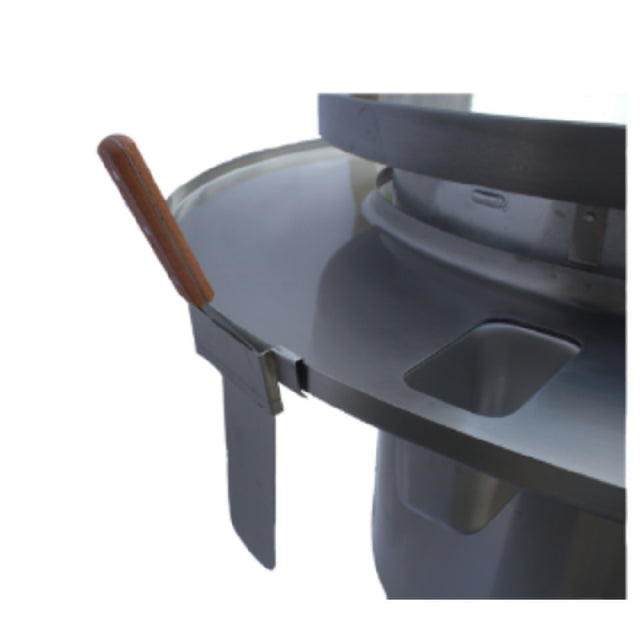 Town MBR-SPAT Spatula Clip Hooks Onto The Scrap Ring Of Any Town MBR And Provides A Convenient Way To Hold A Spatula When Not In Use.