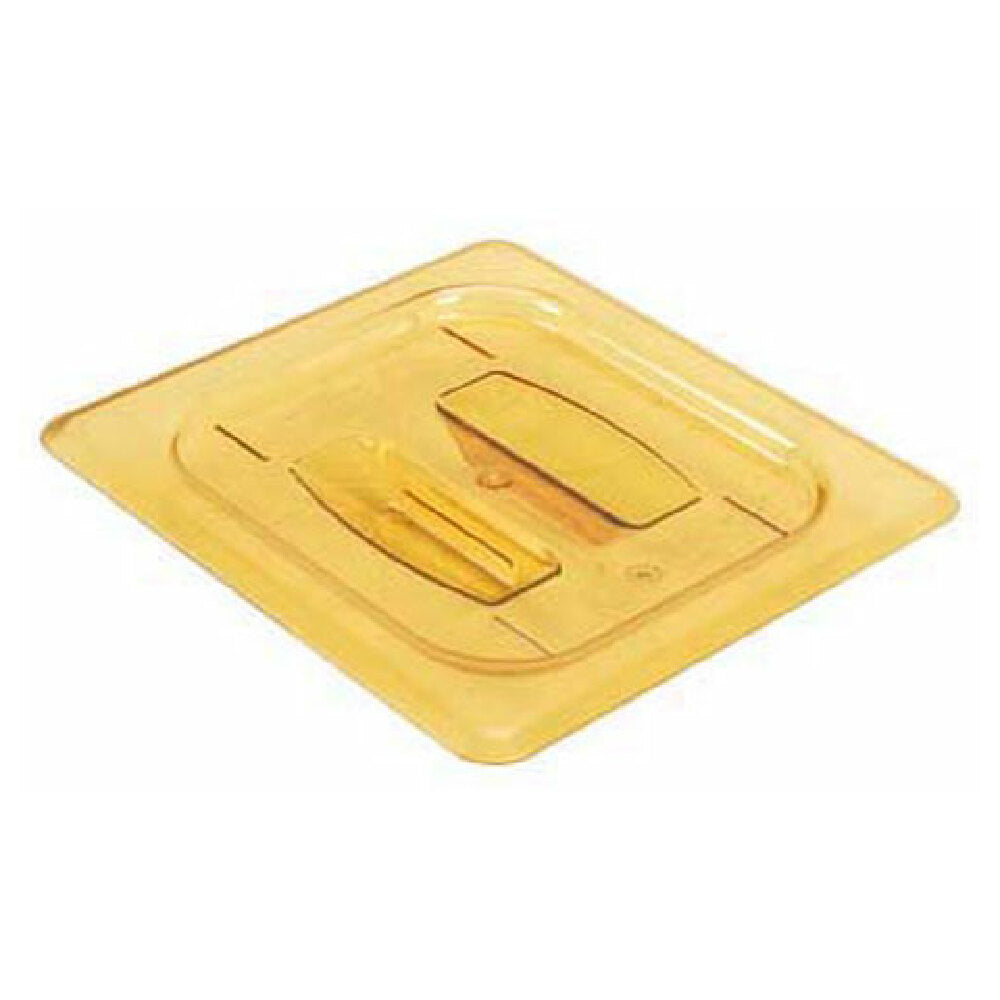 Cambro SP-335 Hot Lid 1/6 Sz Solid 150 Amber