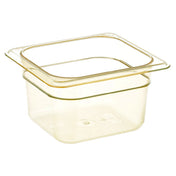 Cambro 64HP-150 1/6 High Heat Food Pan Amber