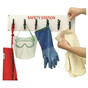 Hubert 51991 - Safety Station Organizer, 6-clip, Wall-mount