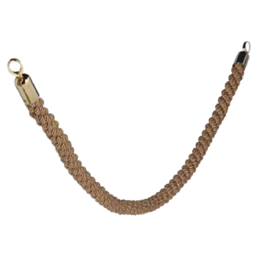 American Metalcraft RSCLRPGOBR Securit® Barrier System Rope 2" Diameter X 60" Length