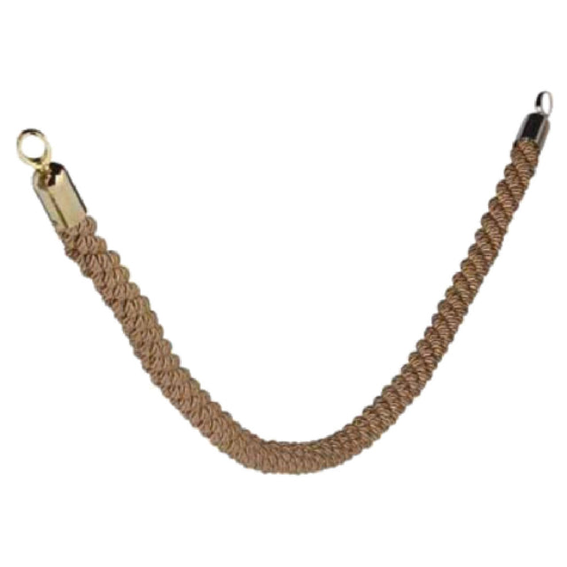 American Metalcraft RSCLRPGOBR Securit® Barrier System Rope 2" Diameter X 60" Length