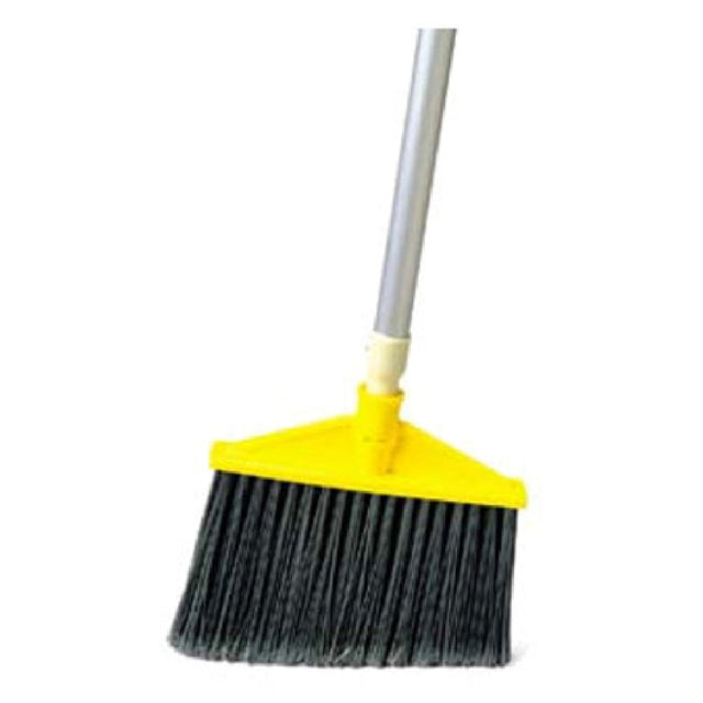 Rubbermaid FG638906BLA Jumbo Smooth Sweep Angle Broom 1" Dia. Metal Handle Polypropylene Fill