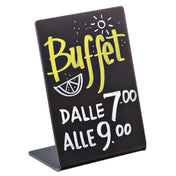 Tableware Solutions USA T5270 Table Chalkboard 4-1/4" X 5-1/2" X 3-1/2" Rectangular