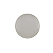 Cal Mil 22026-8-102 Ash Low Rim Plate 8-1/4" Dia X 1" H Dishwasher Safe