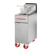 American Range AF-35/50_NAT Gas Tube Fryer Floor Model 50 Lb. Capacity Fryer